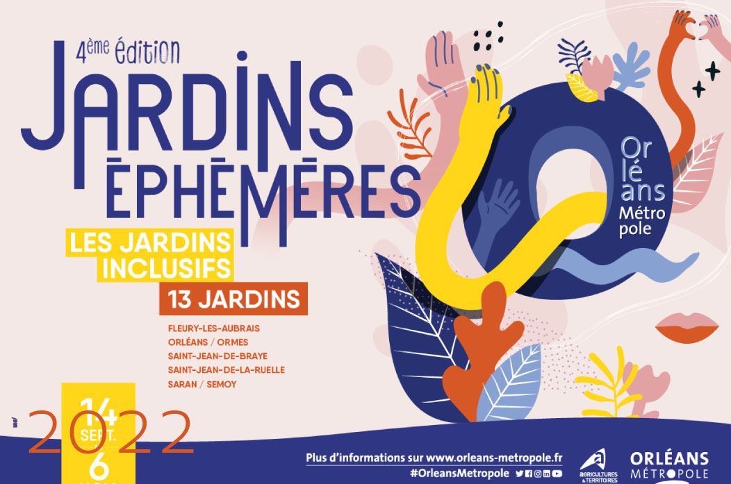 You are currently viewing Jardin éphémère « Bienvenue » ORLEANS 2022